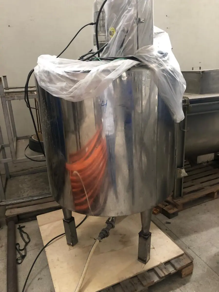 LOTE 004 - TACHO DE PREPARO SUZHOU GOLDEN MOD. PGJ 1000 COM AQUECEDOR E PAINEL DE CONTROLE, ano 2007