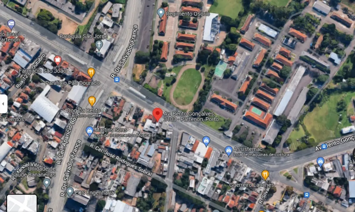 LOTE  - LOJA E APARTAMENTO NA AV. BENTO GONÇALVES, EM POA