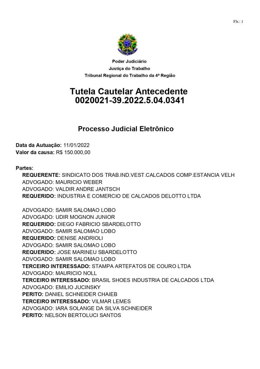 LOTE 000 - Maquinas de calçados