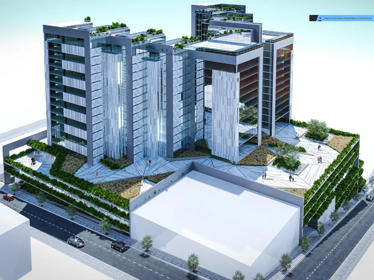 LOTE 001 - 7.826,55M2 - 2 FRENTES -Prédios de alvenaria, próprios p/indústria na R. João Antônio da Silveira nº 630. FOTO DE PROJETO COM USO DE MAIS UM TERRENO LINDEIRO