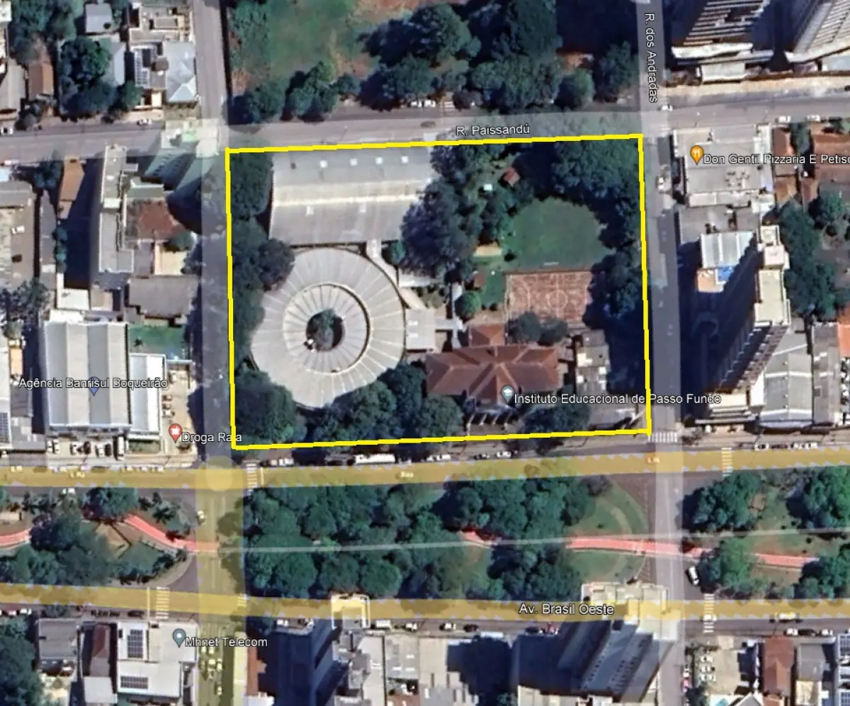 LOTE 001 - VENDA NA MODALIDADE STALKING HORSE DE IMÓVEL EM TERRENO DE 12.300M2 COM 5.150M2 CONSTRUÍDOS – ESCOLA FUNCIONANDO – QUADRA INTEIRA -  NO CENTRO DE PASSO FUNDO/RS - OBRIGATÓRIA A CONTINUAÇÃO DA ESCOLA POR NO MÍNIMO 5 ANOS - VEJA TERMO DE MANUTENÇÃO COM O LEILOEIRO