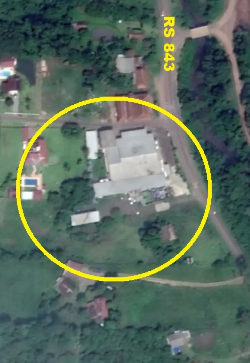 LOTE 000 - Imóvel e pavilhões frente para a VRS 843, cidade de Imigrantes/RS, com área de 16.545,50m2