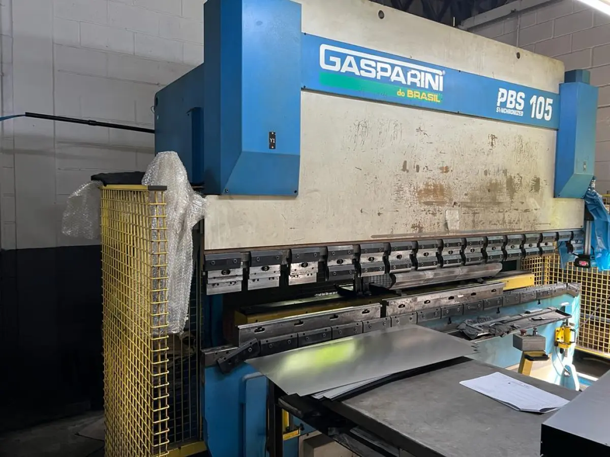 LOTE 123 - dobradeira Gasparini PBS 105 Syncronized