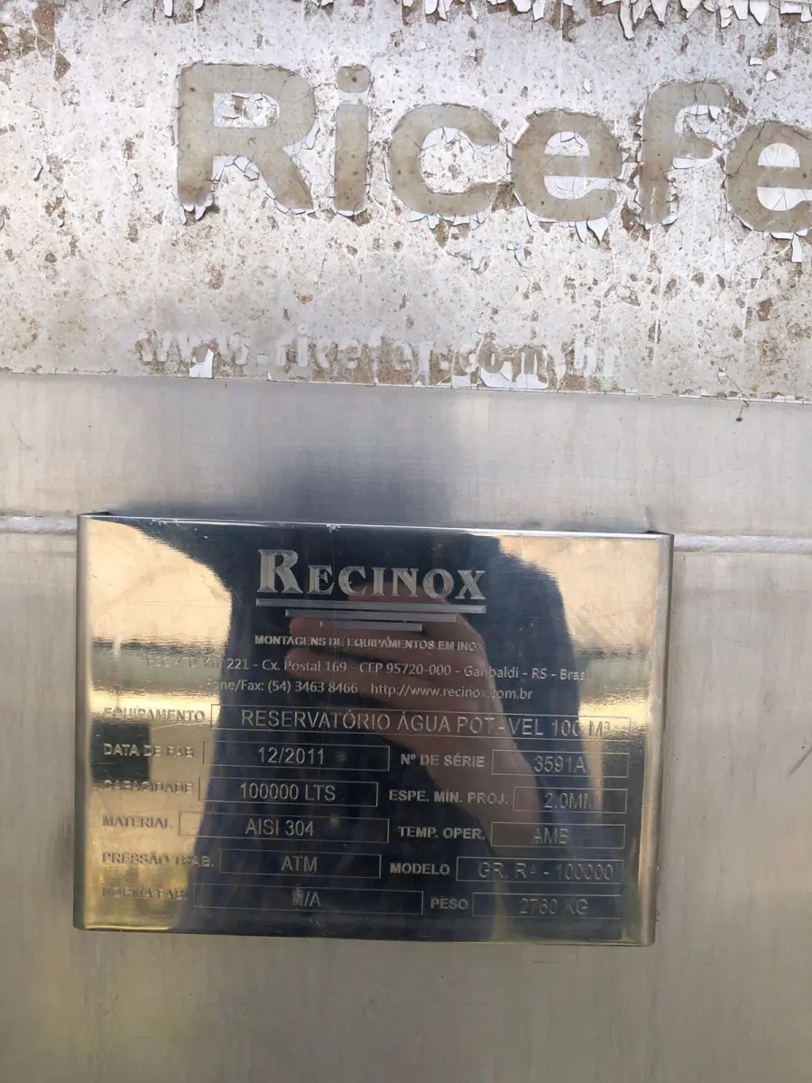 LOTE 000 - SILOS DE INOX – CALDEIRAS – TANQUES 100MIL L – BALANÇA RODOVIÁRIA – RESERVATÓRIO DE ÁGUA – UNO MILLE 95/96