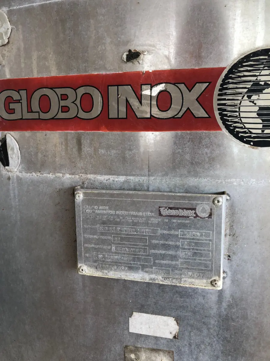 LOTE 000 - SILOS DE INOX – CALDEIRAS – TANQUES 100MIL L – BALANÇA RODOVIÁRIA – RESERVATÓRIO DE ÁGUA – UNO MILLE 95/96
