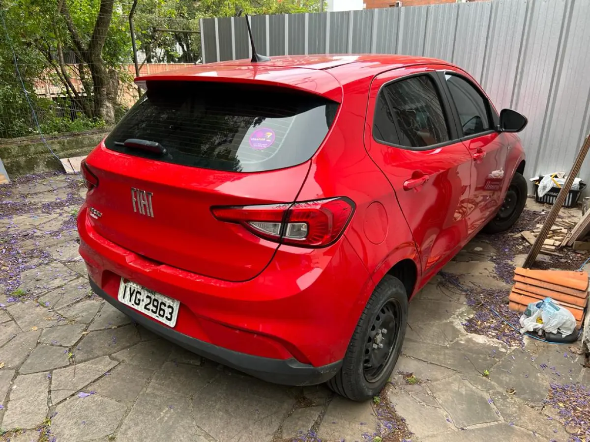 LOTE 000 - Fiat/Argo Drive 1.0, cor vermelha