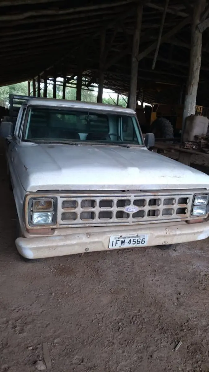 LOTE 002 - Caminhonete Ford/F1000 SS, fabricação/modelo 1989/1989