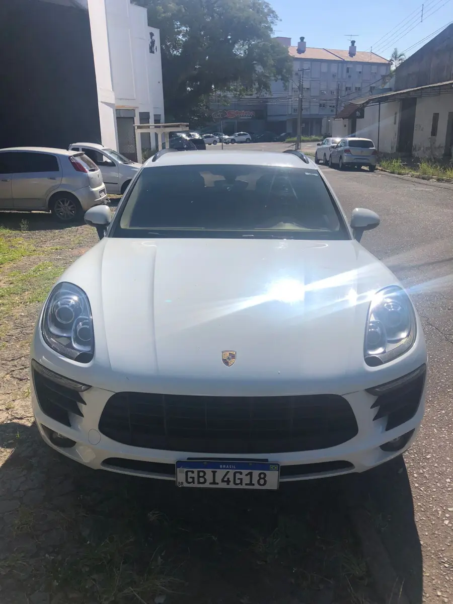 LOTE 001 - I/PORSCHE MACAN, fabricação/modelo 2015/2016, cor: branca