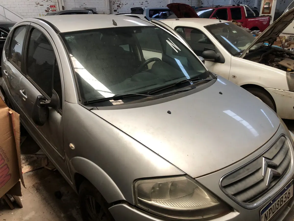 LOTE 004 - CITROEN/C3 Exclusive 1.6 Flex Aut, fabricação/modelo 2009/2010, cor: prata