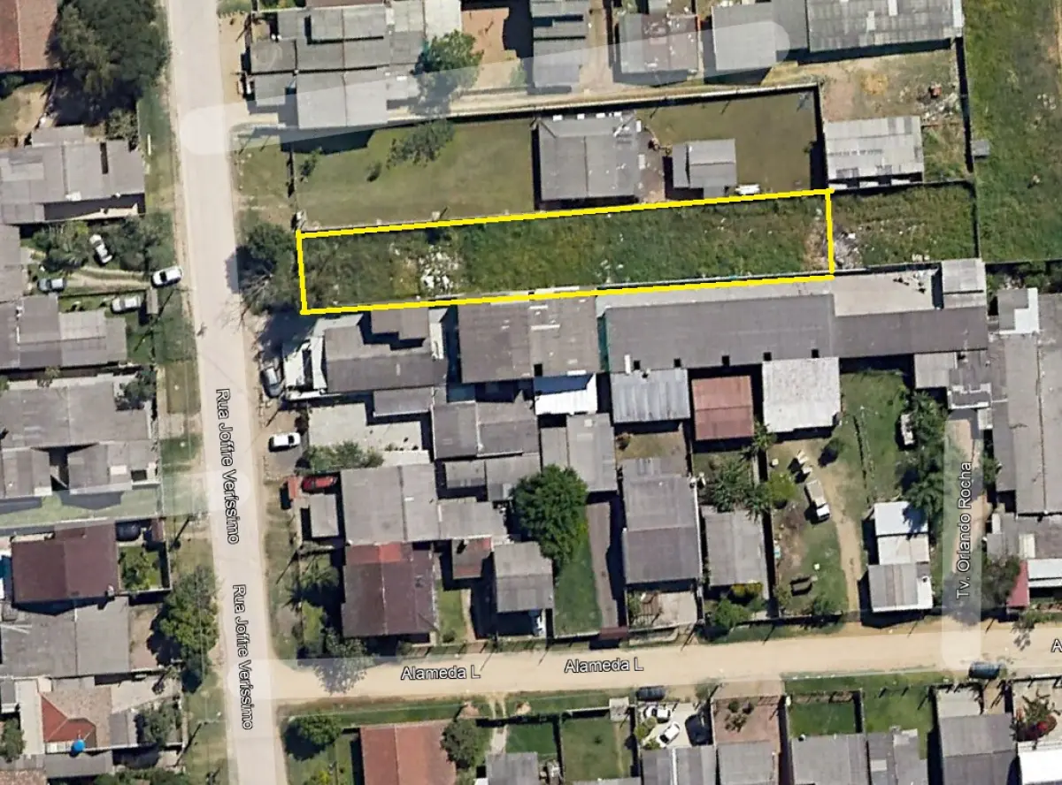 LOTE 000 - LOTE A.240, com área de 840,00m2, localizado no Bairro Ponta Grossa