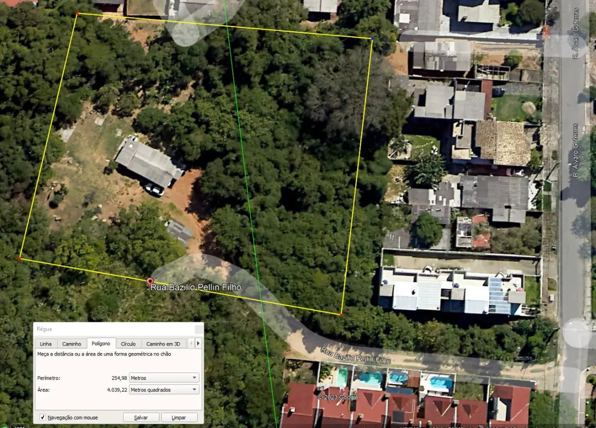 LOTE 002 - O imóvel na Rua Basilio Pellin Filho, s/n, no Bairro Tristeza, com 4.029,50m2