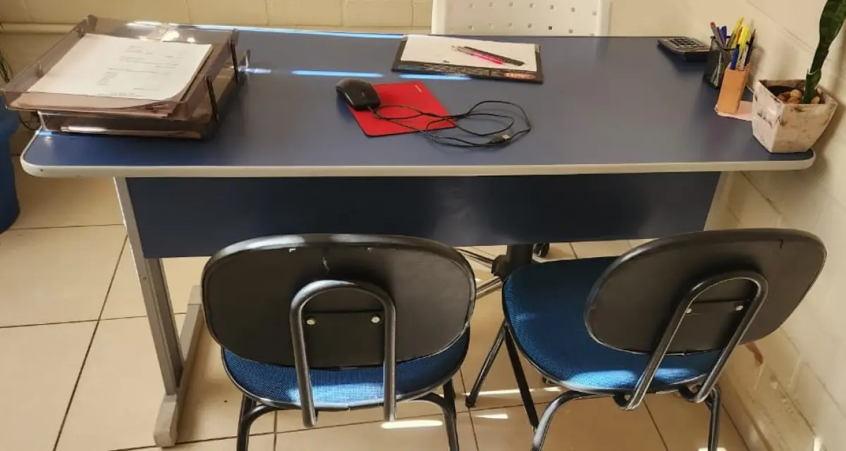 LOTE 139 - 2 CADEIRAS, AZUL