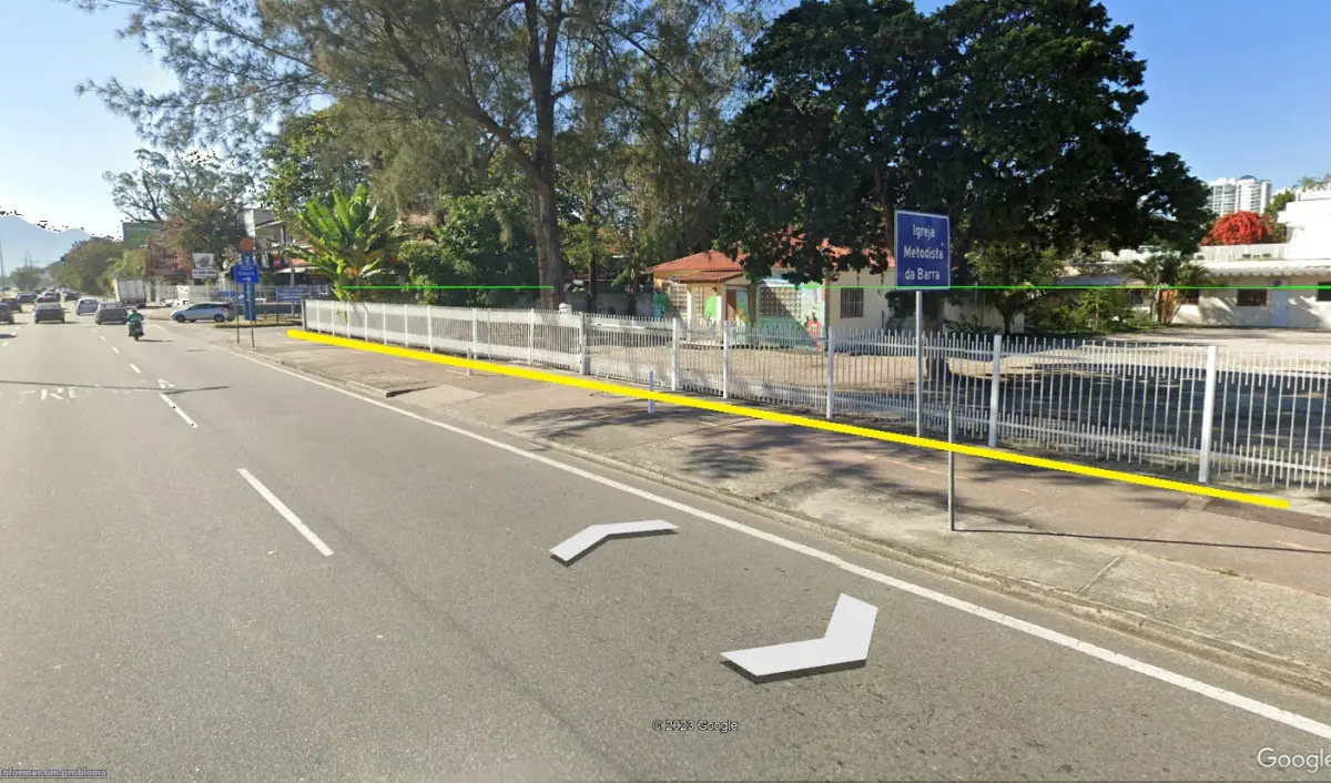 LOTE 001 - GRANDE TERRENO 1.742M2 ESQUINA DE FRENTE PARA AV. DAS AMERICAS - RIO DE JANEIRO