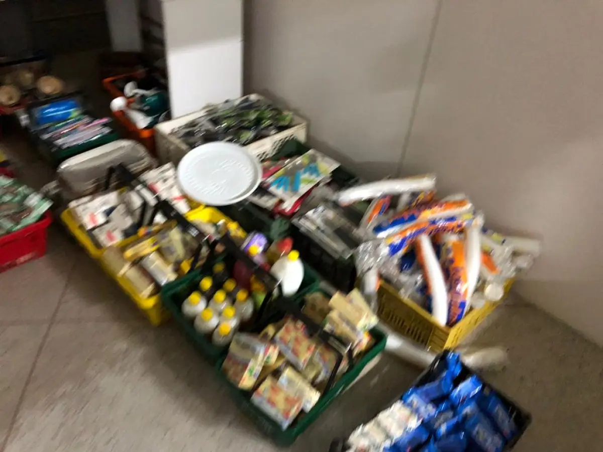 LOTE 001 - Lote com alimentos, bebidas e etc