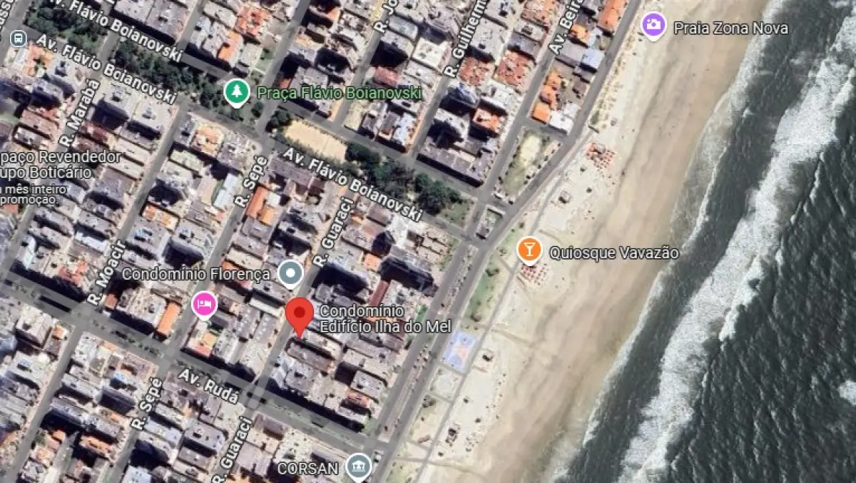 LOTE 000 - O apartamento nº 302, localizado no terceiro pavimento do Edifício Ilha do Mel,  O box nº 04, localizado no primeiro pavimento do Edifício Ilha do Mel. Aquisição originaria, livre de ônus