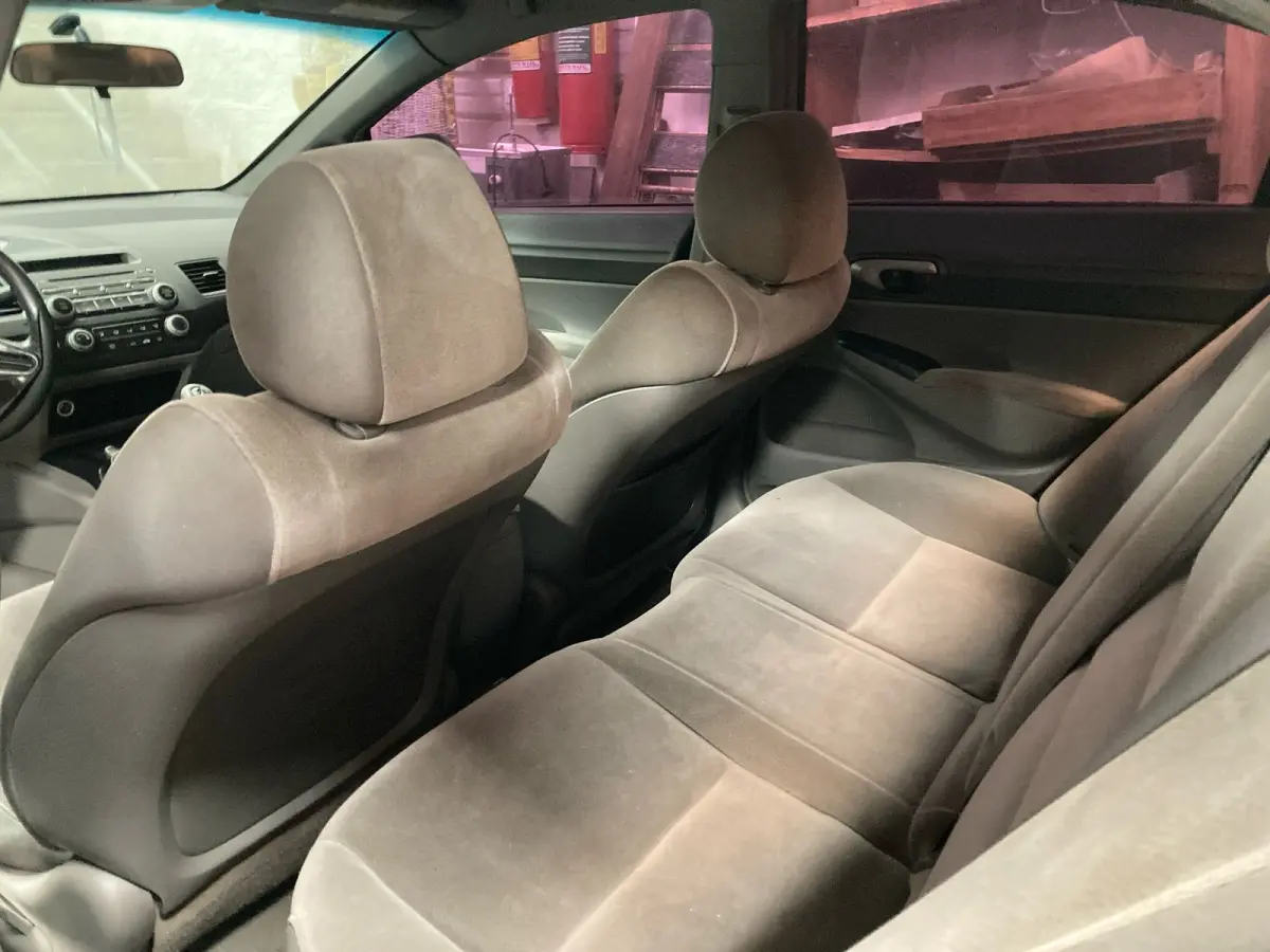 LOTE 000 - Honda Civic LXS FLEX, cor verde, fabricação/modelo 2007/2008 (SEM CHAVE)