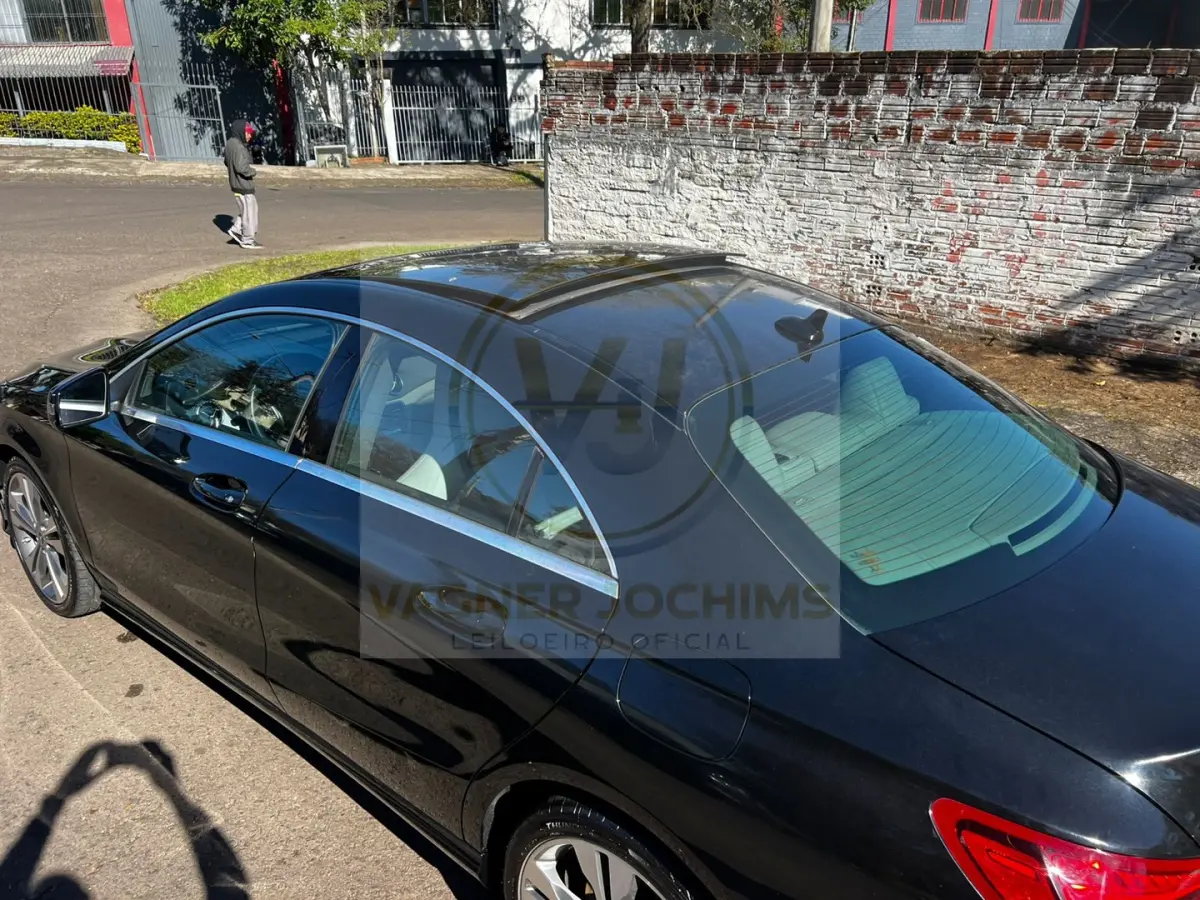 LOTE 000 - Mercedes-Benz CLA-200 1.6 TB 16V Flex Aut fabricação/modelo 2018/2018, cor preta