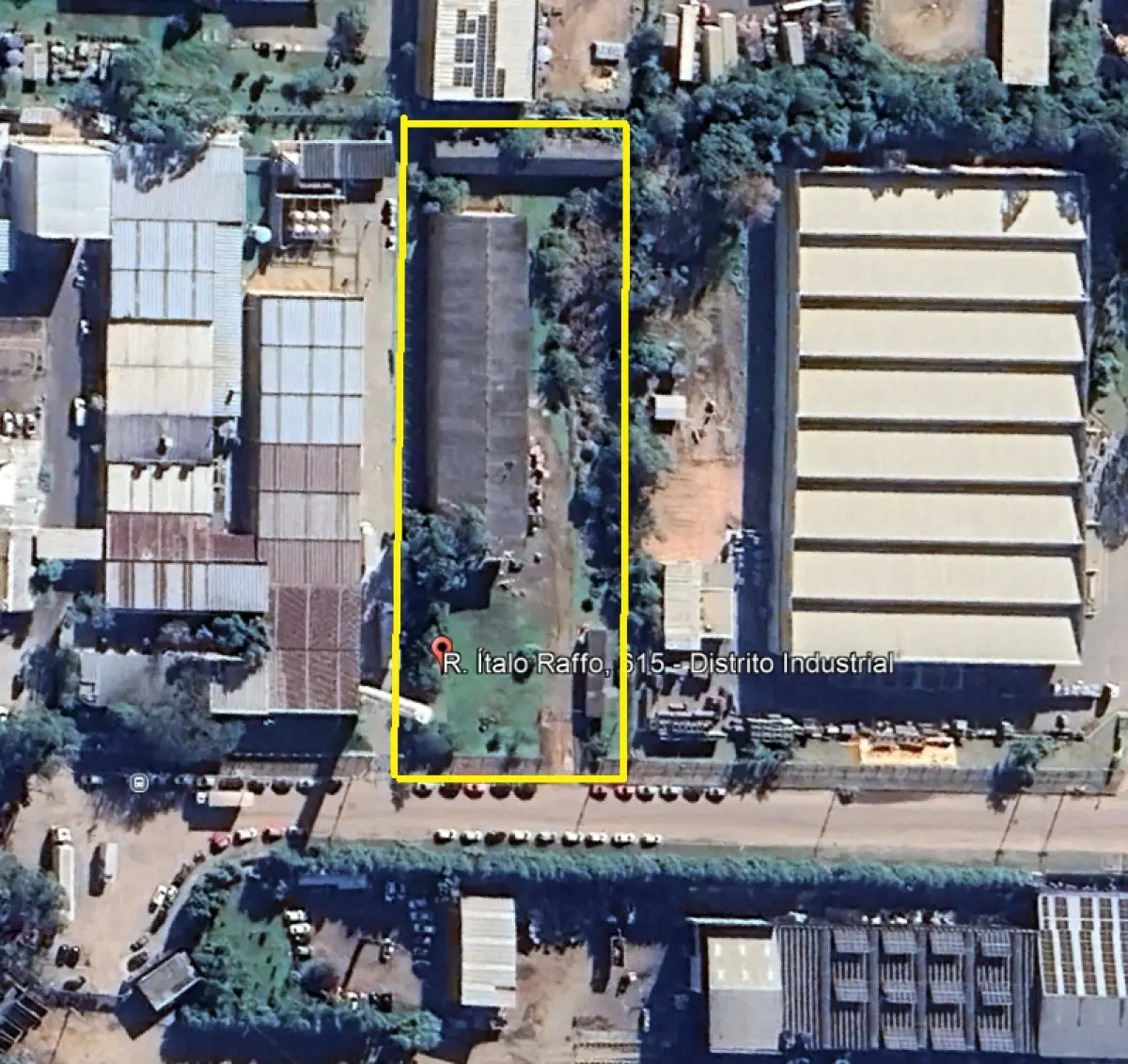 LOTE 001 - IMOVEL INDL NA RUA ITALO RAFFO 615, DIST IND CACHOEIRINHA