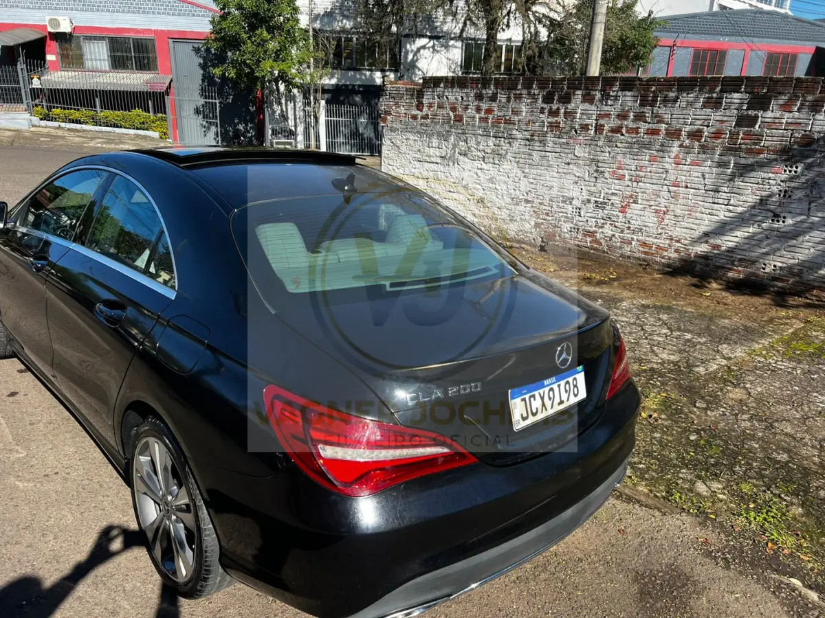 LOTE 000 - Mercedes-Benz CLA-200 1.6 TB 16V Flex Aut fabricação/modelo 2018/2018, cor preta