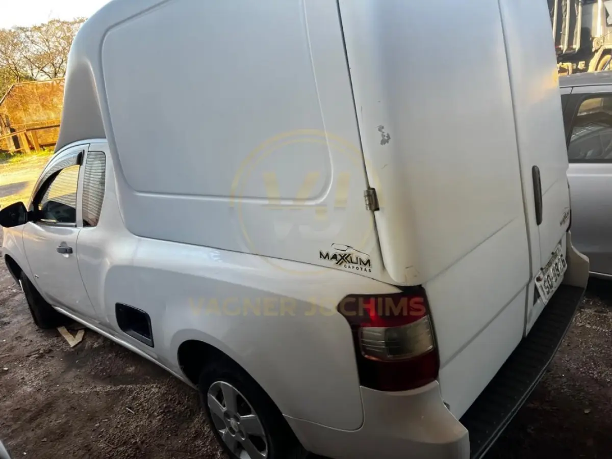 LOTE 002 - GM - Chevrolet – Montana LS 1.4 Econoflex 8V 2p, fabricação/modelo 2011/2012, cor: branca (sem chave)