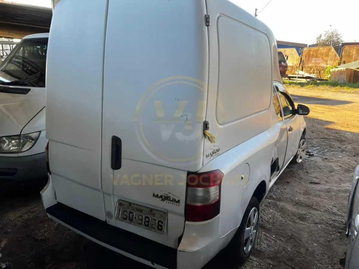 LOTE 002 - GM - Chevrolet – Montana LS 1.4 Econoflex 8V 2p, fabricação/modelo 2011/2012, cor: branca (sem chave)