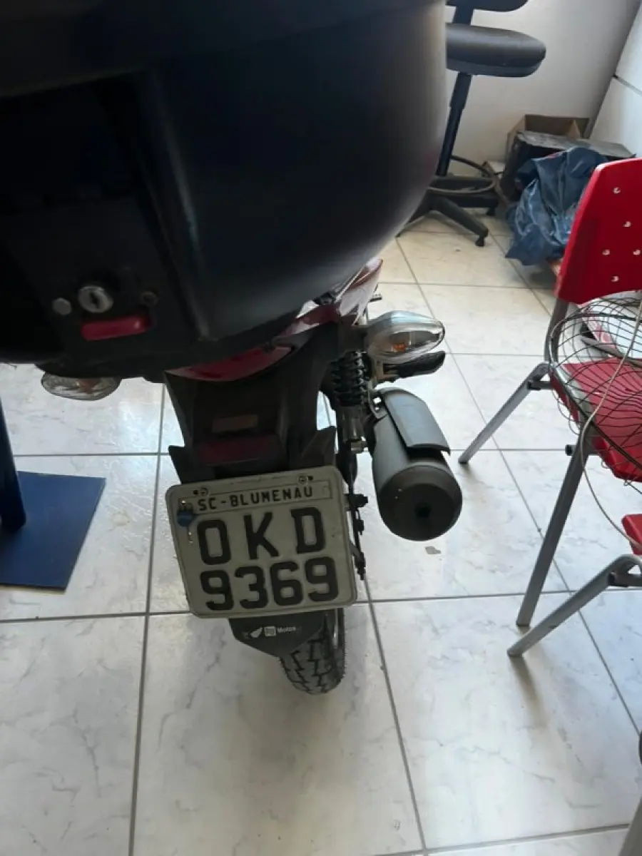 LOTE 004 - motocicleta Honda CG Start, vermelha 2018/2018