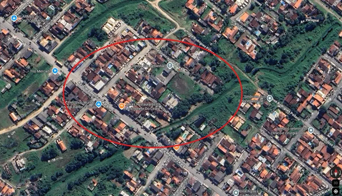 LOTE 004 - O lote de terreno "A" da quadra 35, da ESTÂNCIA IPANEMA, no município de Itanhaém