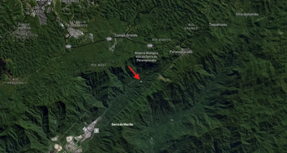 LOTE 001 - UMA GLEBA DE TERRAS destacada de área maior, localizada no distrito industrial deste município e comarca de Cubatão