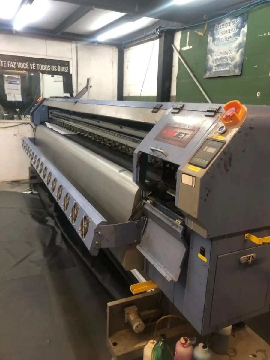 LOTE 000 - impressora para lonas e adesivos marca Allwin - Digital Ink Jet Printer modelo C8-512