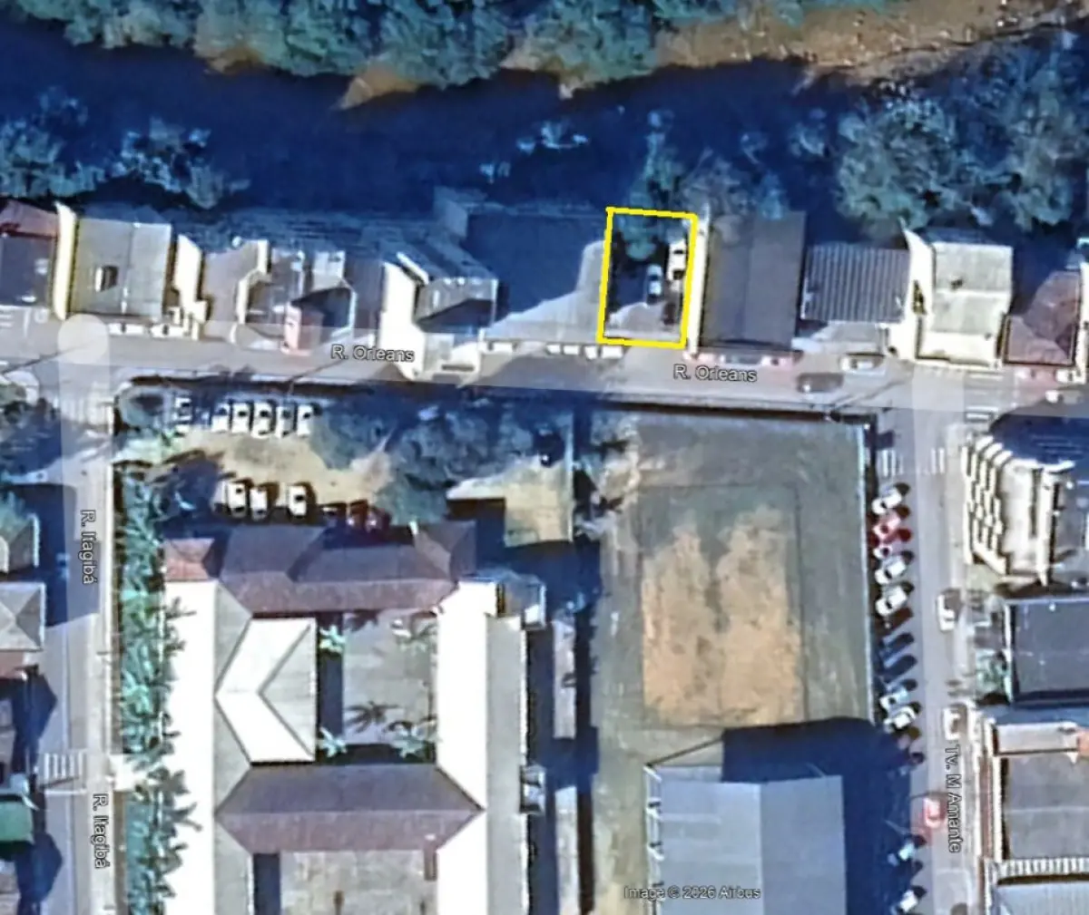 LOTE 002 - TERRENO NA CIDADE DE LAURO MULLER SC COM 228,00m2, FRENTE PARA RUA ORLEANS.