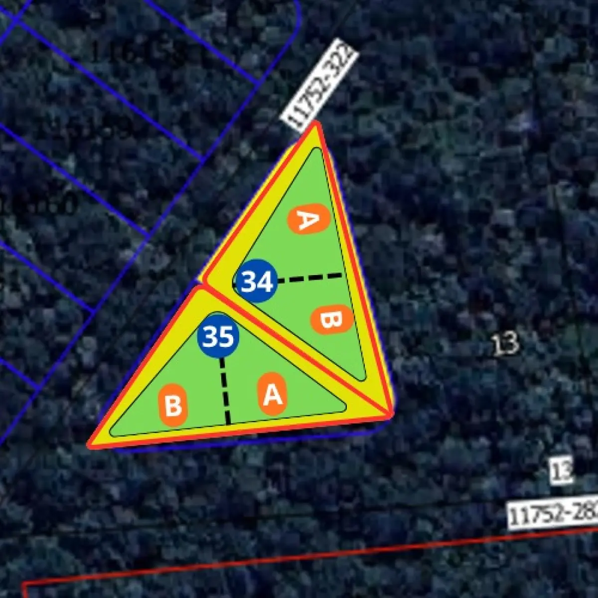 LOTE 004 - O lote de terreno "A" da quadra 35, da ESTÂNCIA IPANEMA, no município de Itanhaém