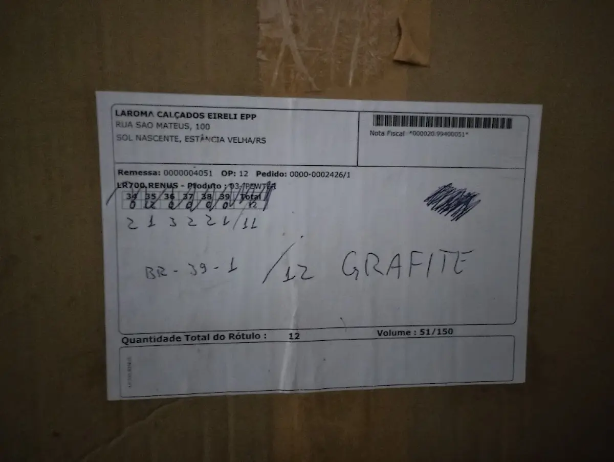 LOTE 145 - lote de calçados com avarias