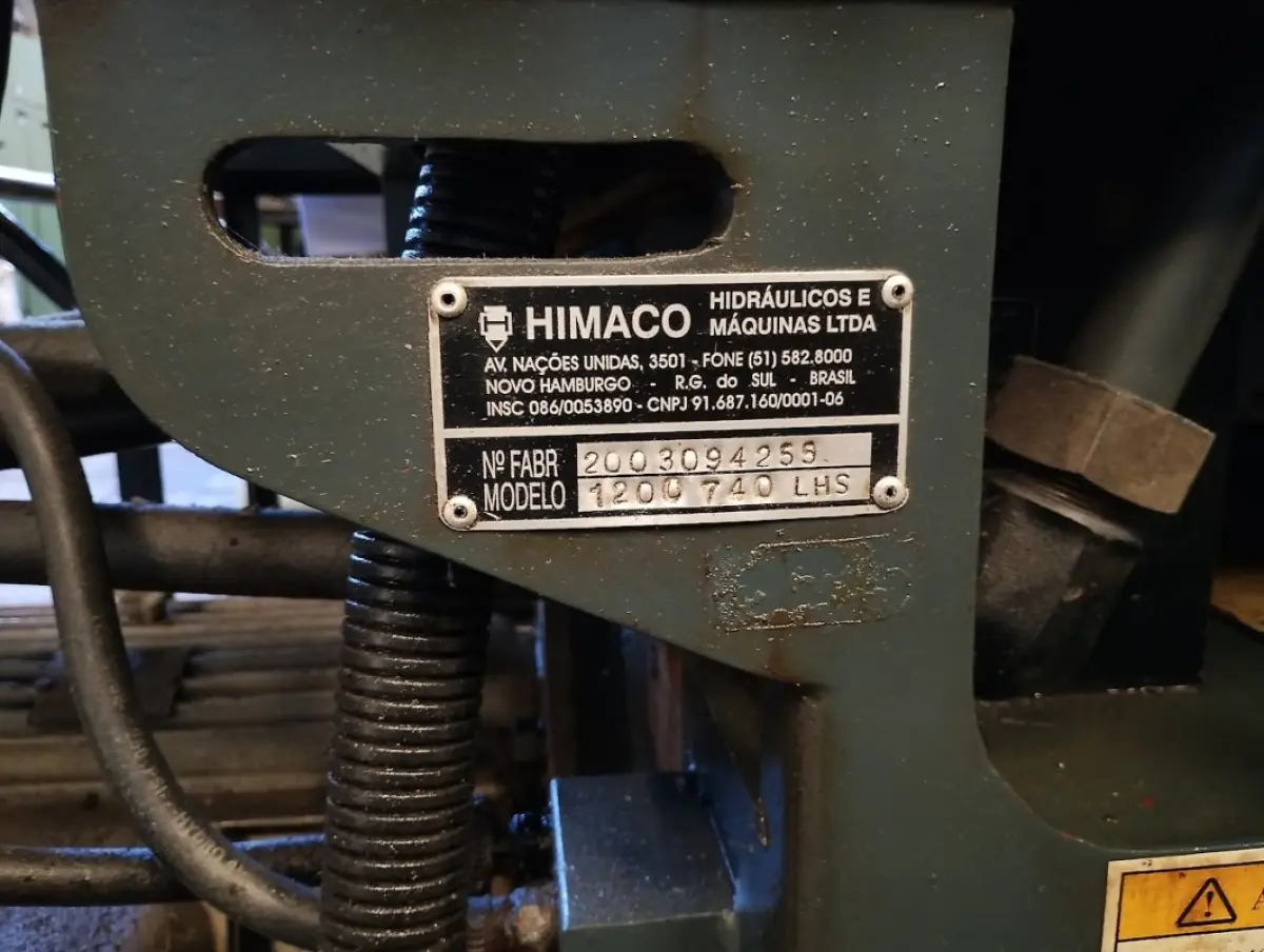 LOTE 033 - injetora Himaco 1200 - 740
