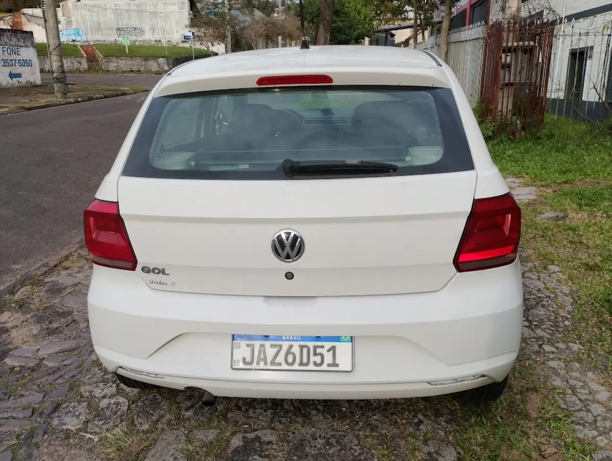 LOTE 002 - VVW Gol 4 portas placa JAZ 6D51 ano mod 21/22
