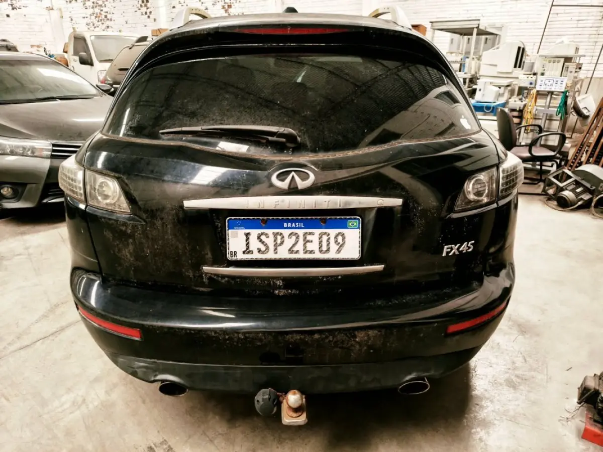 LOTE 003 - Infiniti FX 45 AWD, fabricação/modelo 2008/2008, cor: preta