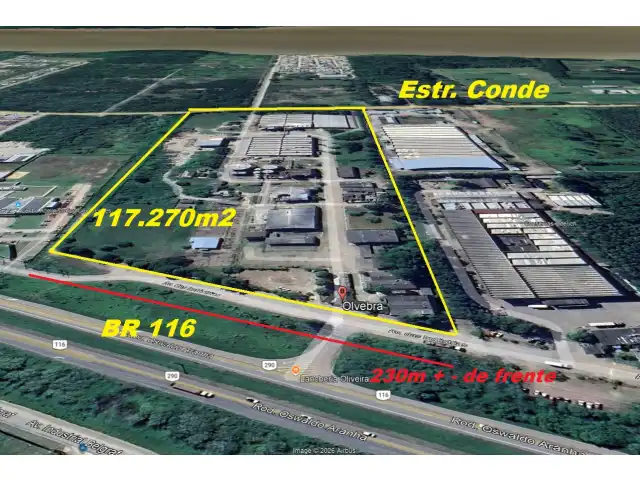 LEILÃO DE GRANDE IMÓVEL 117.000M² DE FRENTE PARA A BR 116 EM ELDORADO DO SUL – POSSIB. DE DESMEMBRAR EM TERRENOS MENORES FRENTE BR 116 SILO DE ARMAZENAMENTO