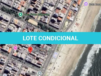 LOTE 000 - O apartamento nº 302, localizado no terceiro pavimento do Edifício Ilha do Mel,  O box nº 04, localizado no primeiro pavimento do Edifício Ilha do Mel. Aquisição originaria, livre de ônus