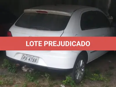 LOTE 1 - Automóvel VW Gol 1.6 Power, 09/10, cor branca, placa IPX 4755