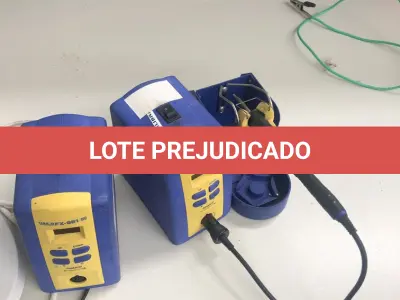 LOTE 285 - Roteador, equipamento de teste Acterna, cpu, fios, aparelhos de solda 