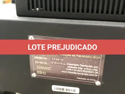 LOTE 336 - equipamento de colocação de componentes em placas 