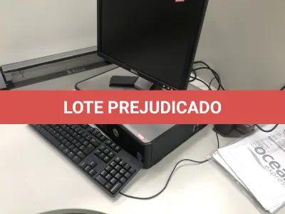 LOTE 275 - Cpu, monitor e teclado 