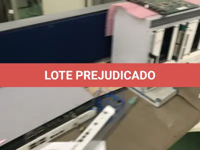 LOTE 322 - Exaustores, roteadores, equipamento de teste, cpu, monitor, teclado 