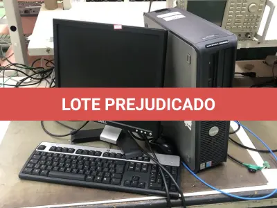 LOTE 432 - Cpu, monitor, teclado e mouse, equipamento de teste 