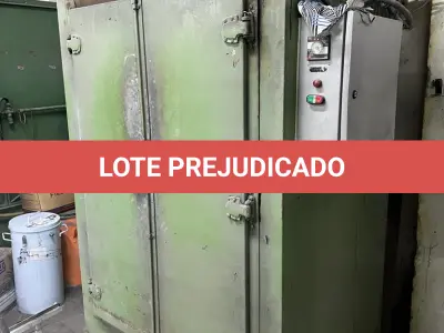 LOTE 075 - estufa de secagem para pintura marca DevilBiss
