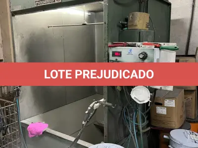LOTE 075 - estufa de secagem para pintura marca DevilBiss