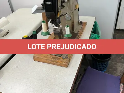 LOTE 103 - maquina de costura de coluna 1 agulha Pfaff 491