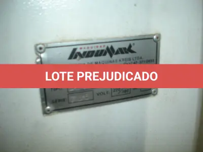 LOTE 002 - empacotadeira automática Indumak DG450 com silo grande num 2