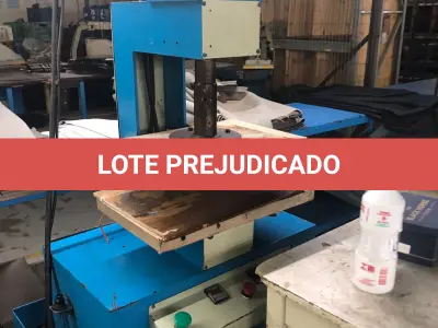 LOTE 047 - uma prensa plana chapa quente