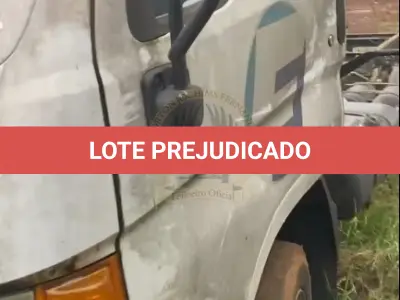 LOTE 010 - Caminhão Hyundai/HD 80, fabricação/modelo 2021/2022, diesel, cor branca, carroceria fechada (sem chave)