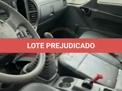 LOTE 010 - Caminhão Hyundai/HD 80, fabricação/modelo 2021/2022, diesel, cor branca, carroceria fechada (sem chave)